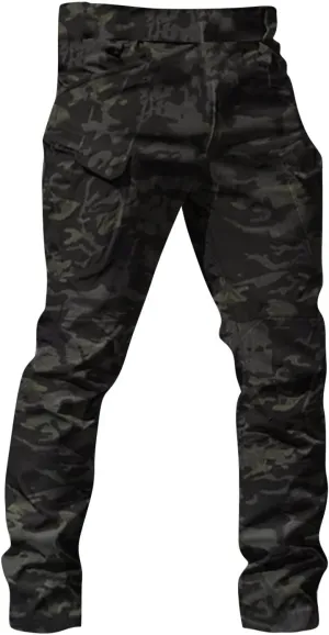 Tactical Pants for Men Ripstop Cargo Water Resistant Hiking Pants Relaxed Fit Stretch Quick Dry Work Pant Multi Pockets