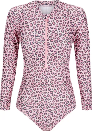 Tame the Sun Long Sleeve Swimsuits for Women - One Piece Tummy Control, UPF 50  Bathing Suit - Rash Guard, Zipper Swimwear