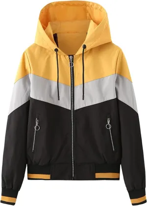 TARIENDY Hooded Rain Jacket for Women Trendy 2025 Waterproof Raincoat Outdoor Hiking Jacket Lightweight Travel Sportswear