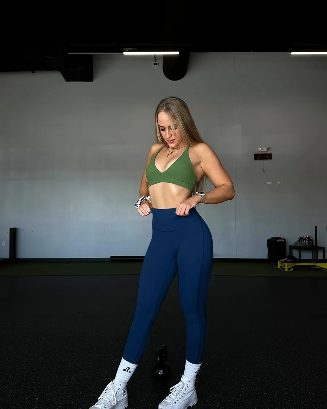 Unthewe High Waisted Butt Lifting Workout Gym Leggings for Women Buttery Soft Athletic Yoga Pants