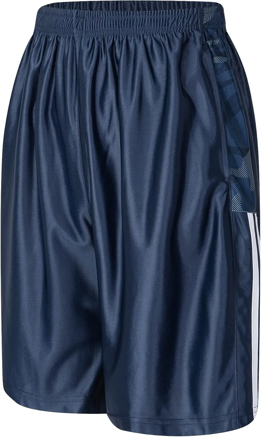 URBEX Men's Basketball Shorts with Deep Pockets & Drawstring Lightweight Gym Athletic Running Shorts