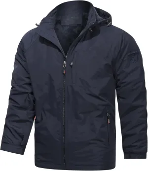 Waterproof Jackets for Men Raincoat for Men Military Tactical Jacket Coat Men'S Softshell Coats for Hiking Fishing