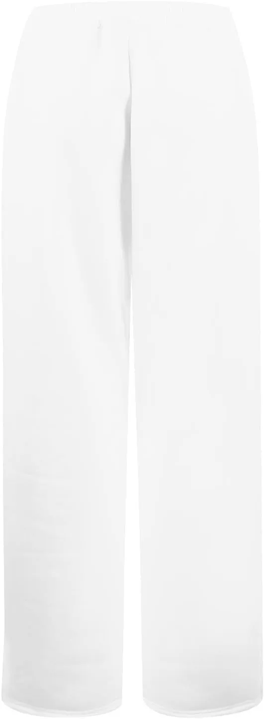 Wide Leg Sweatpants for Women Fleece Side Slit Flare Workout Pants with Pockets Casual Comfy High Waisted Cargo Pants