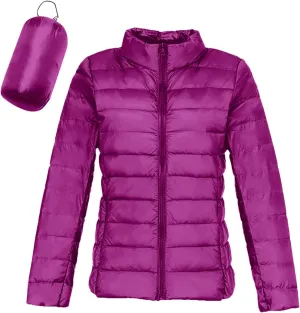 Winter Coats for Women Fashion Solid Long Sleeve Puffer Jacket Lightweight Recycled Down Coat 2024 Insulation Outwear
