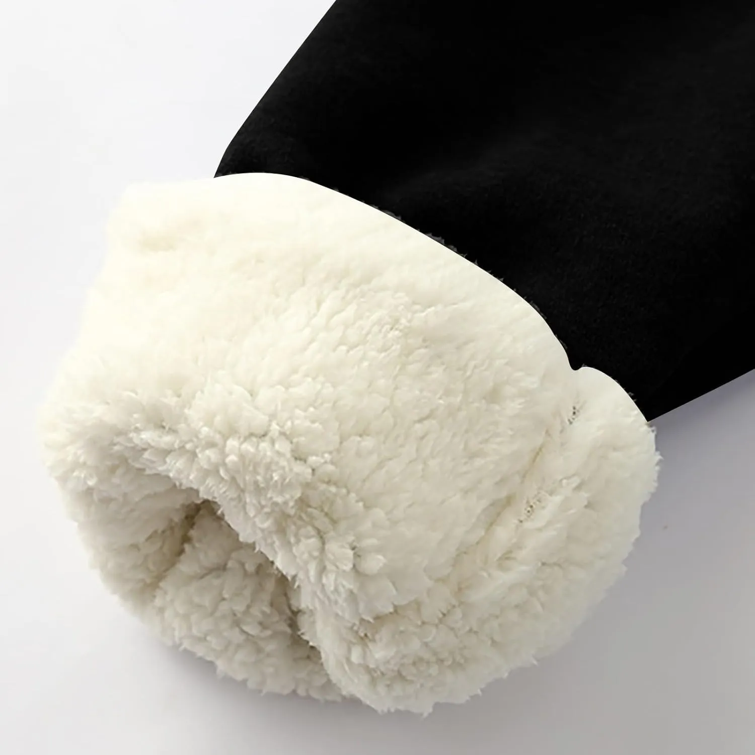Winter Warm Fleece Sherpa Lined Sweatpants for Women Soild Fleece Joggers Pants Athletic Active Sweatpants