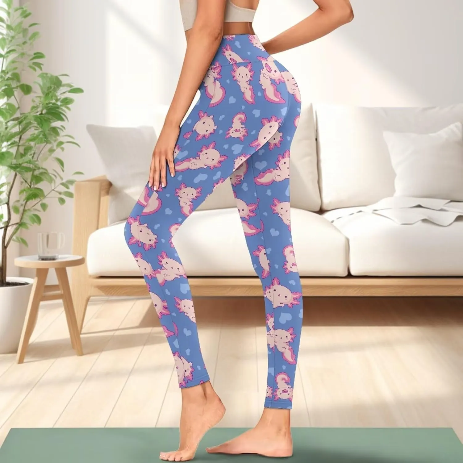 Women Buttery Soft Yoga Leggings with Pockets Tummy Control High Waisted 4-Way Stretch Full-Length Gym Pants