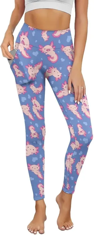 Women Buttery Soft Yoga Leggings with Pockets Tummy Control High Waisted 4-Way Stretch Full-Length Gym Pants