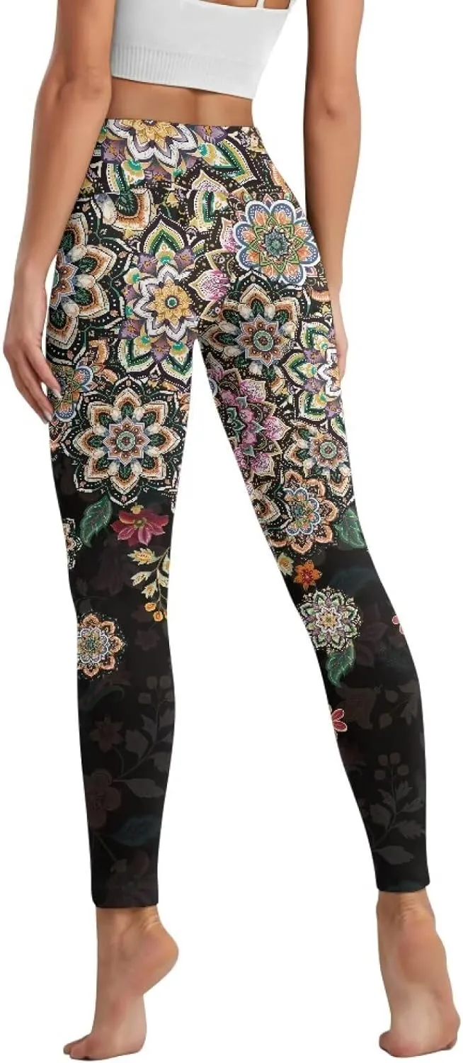 Women Buttery Soft Yoga Leggings with Pockets Tummy Control High Waisted 4-Way Stretch Full-Length Gym Pants
