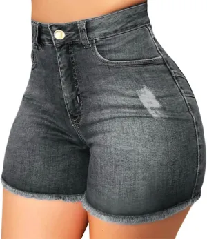 Women Shorts High Waisted Skinny Stretchy Denim Shorts Casual Summer Fashion Trendy Dressy Short Jeans 2025