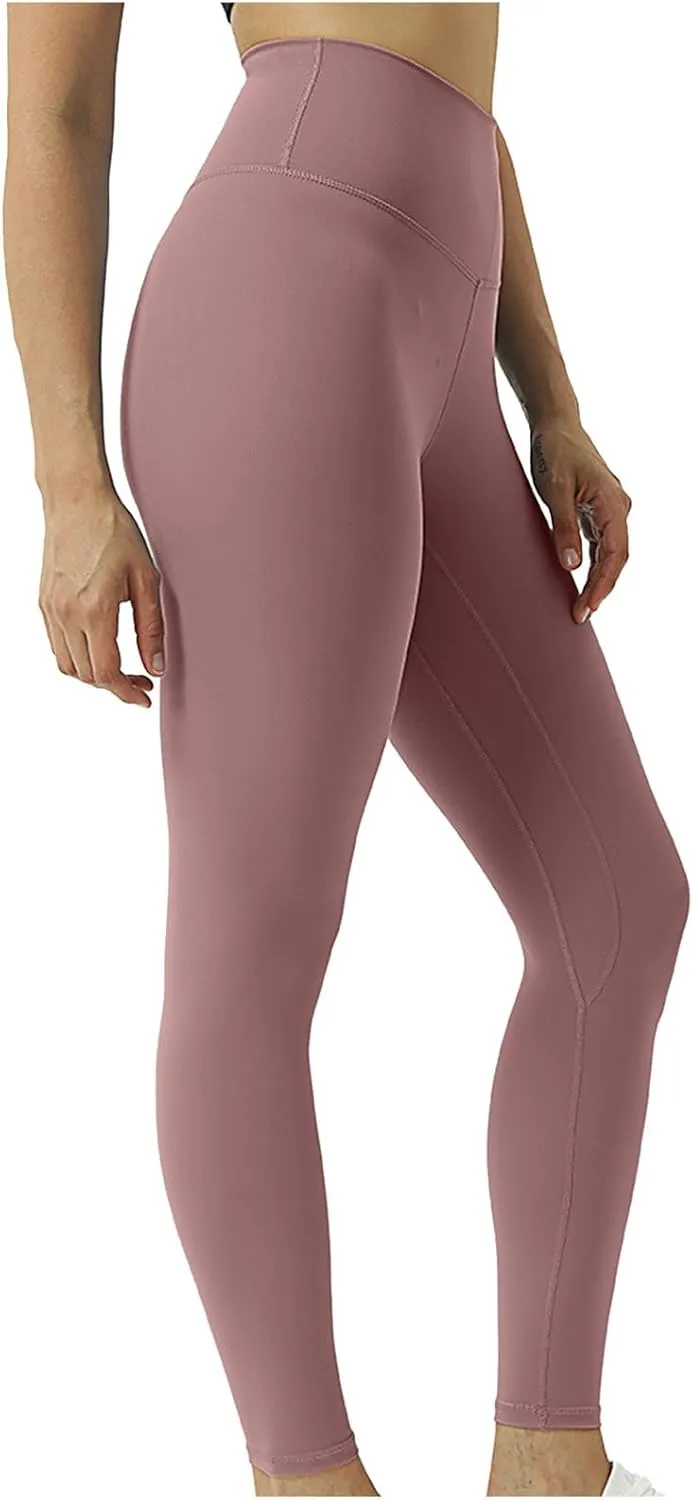 Womens Gym Leggings High Waist Leggings Compression Tights Workout Yoga Pants Seamless Fitness Bottoms Running Trousers