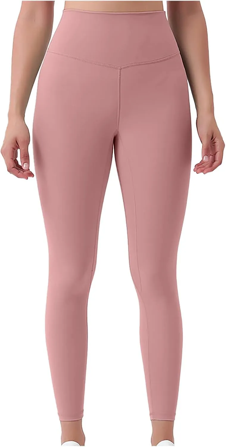 Womens Gym Leggings High Waist Leggings Compression Tights Workout Yoga Pants Seamless Fitness Bottoms Running Trousers