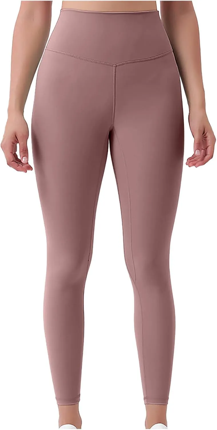 Womens Gym Leggings High Waist Leggings Compression Tights Workout Yoga Pants Seamless Fitness Bottoms Running Trousers
