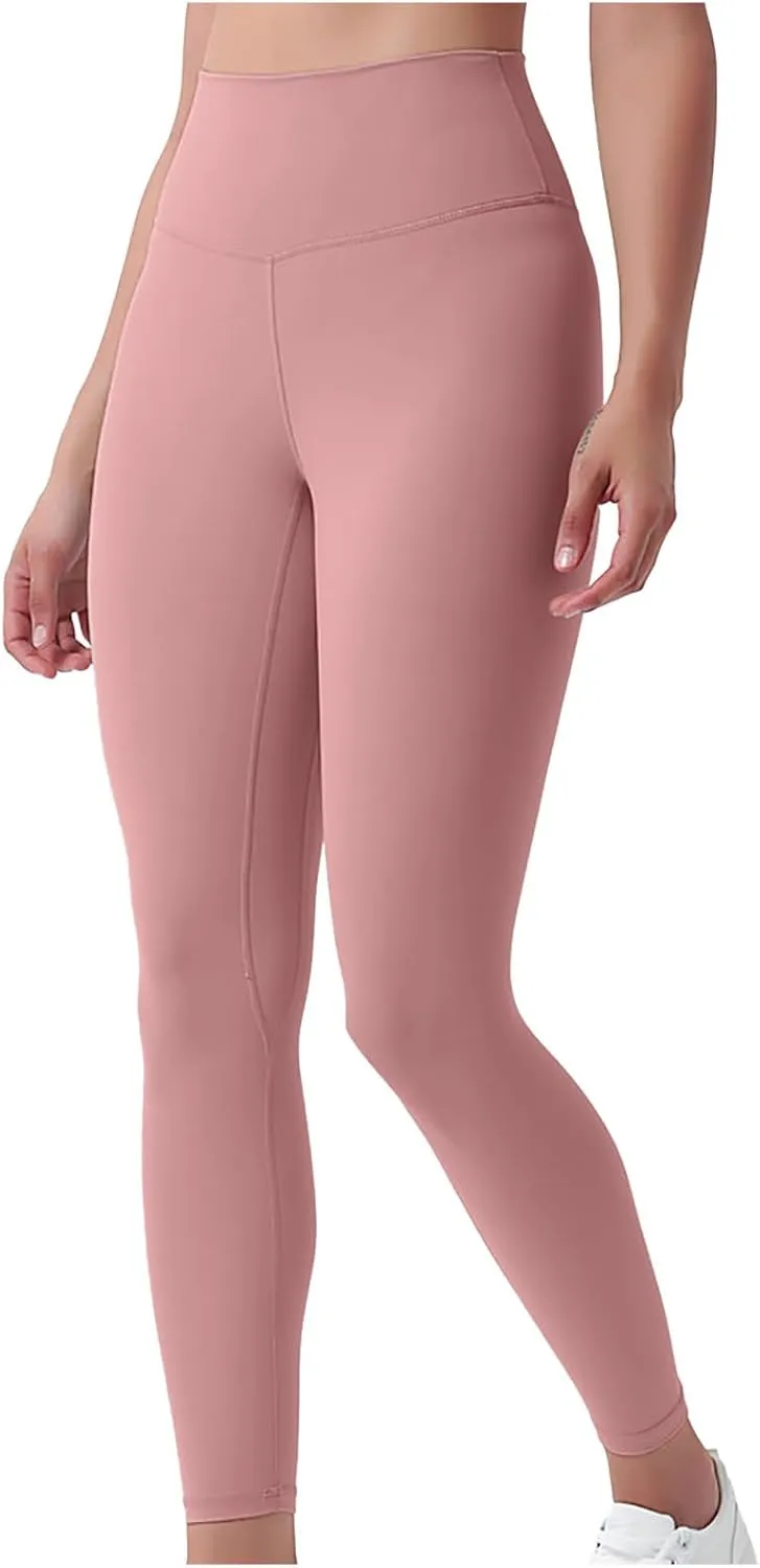 Womens Gym Leggings High Waist Leggings Compression Tights Workout Yoga Pants Seamless Fitness Bottoms Running Trousers