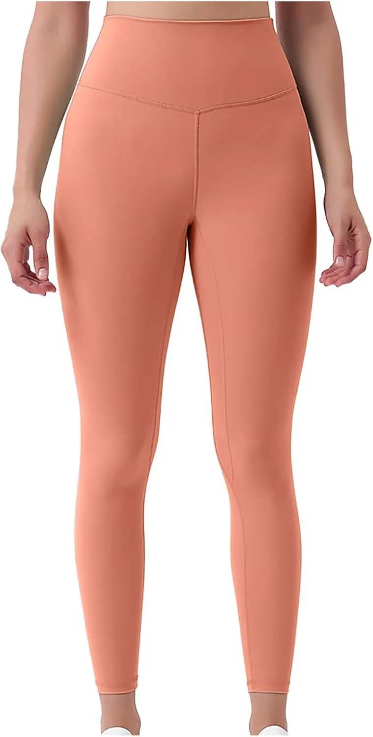 Womens Gym Leggings High Waist Leggings Compression Tights Workout Yoga Pants Seamless Fitness Bottoms Running Trousers