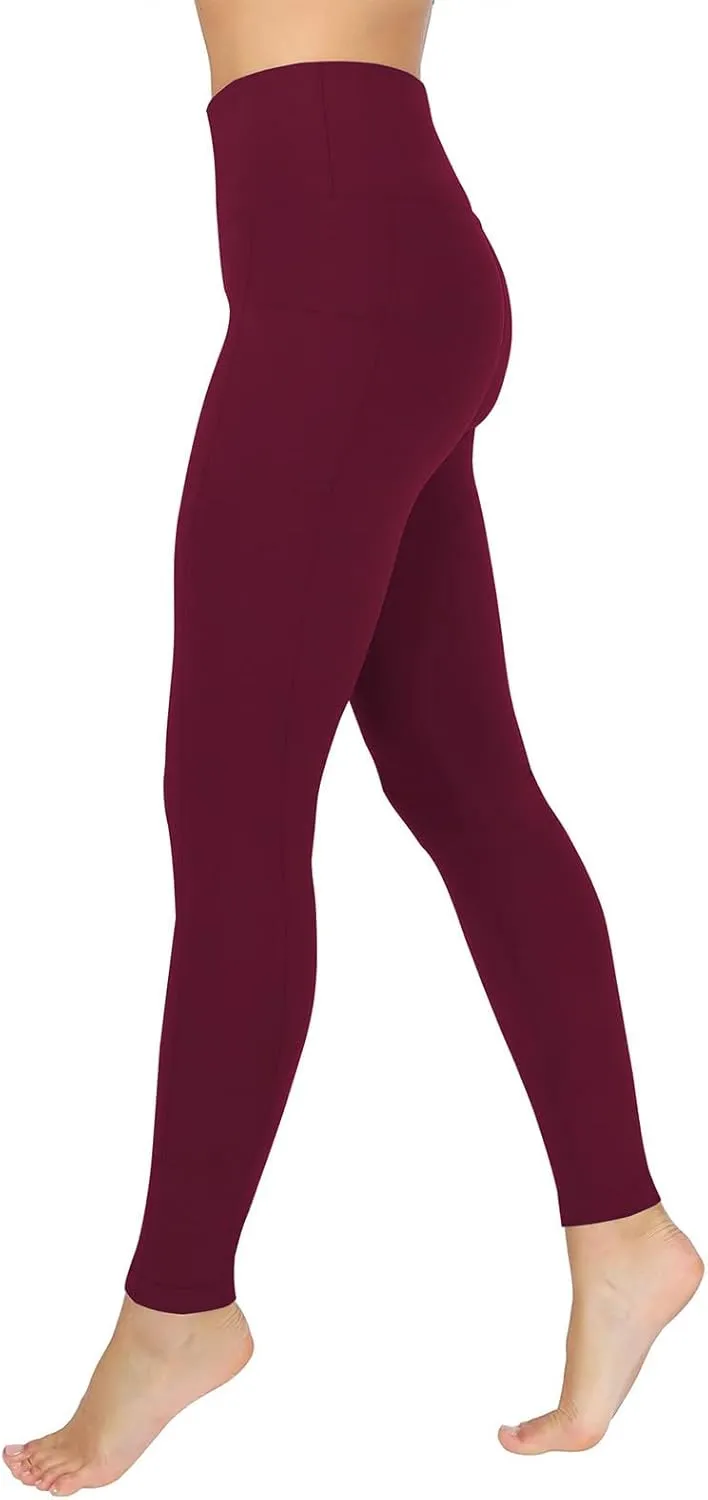 Womens Leggings with Pockets Workout Sports Running Athletic Pants Soft High Waist Yoga Pants Comfy Leggings Pants