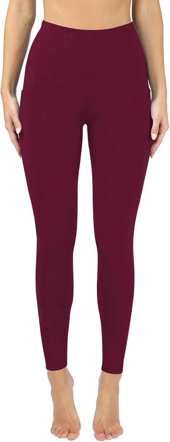 Womens Leggings with Pockets Workout Sports Running Athletic Pants Soft High Waist Yoga Pants Comfy Leggings Pants