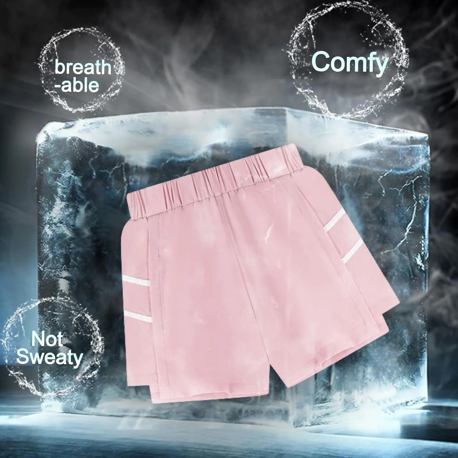 Women's Running Athletic Cargo Shorts Quick Dry Workout Gym Sporty Shorts Pants High Waisted Summer Beach Shorts
