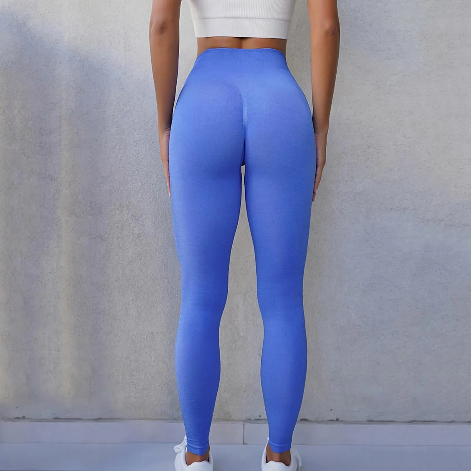 Women's Seamless Compression Tights Gym Leggings High Waist Yoga Pants Breathable Workout Leggings Base Layers Trousers