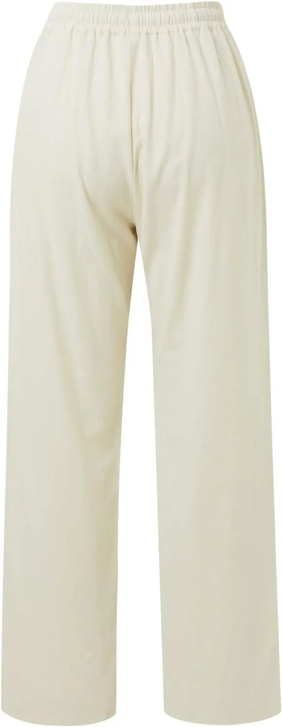 Womens Slacks Plus Size Straight Leg Joggers High Waisted Travel Pants Gym Pants Loose Tall Pants Workout Trousers