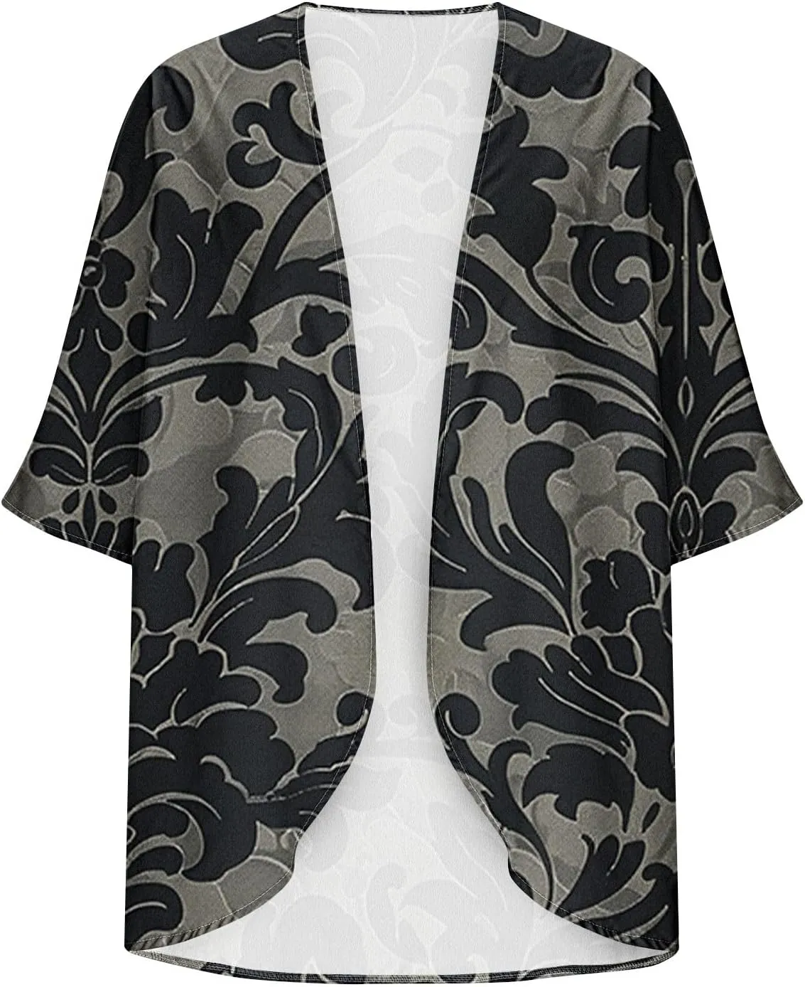 Womens Summer Tops Chiffon Kimono Cardigans Open Front Casual Blouses Lightweight Loose Fit Beach Bolero Jackets