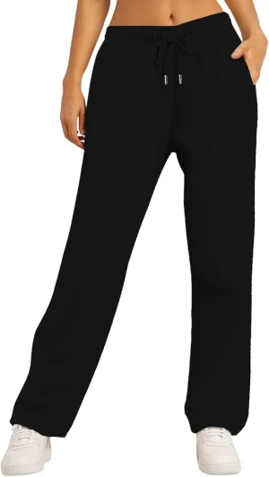 Womens Sweatpants Plus Size Casual Lounge Joggers Fashion Loose Fit Comfy Trendy Cute Gym Pants Trousers