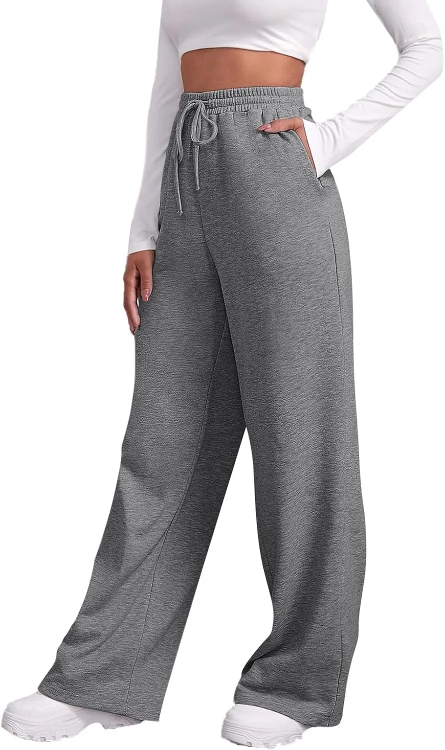 Womens Sweatpants Plus Size Casual Lounge Joggers Fashion Loose Fit Comfy Trendy Cute Gym Pants Trousers