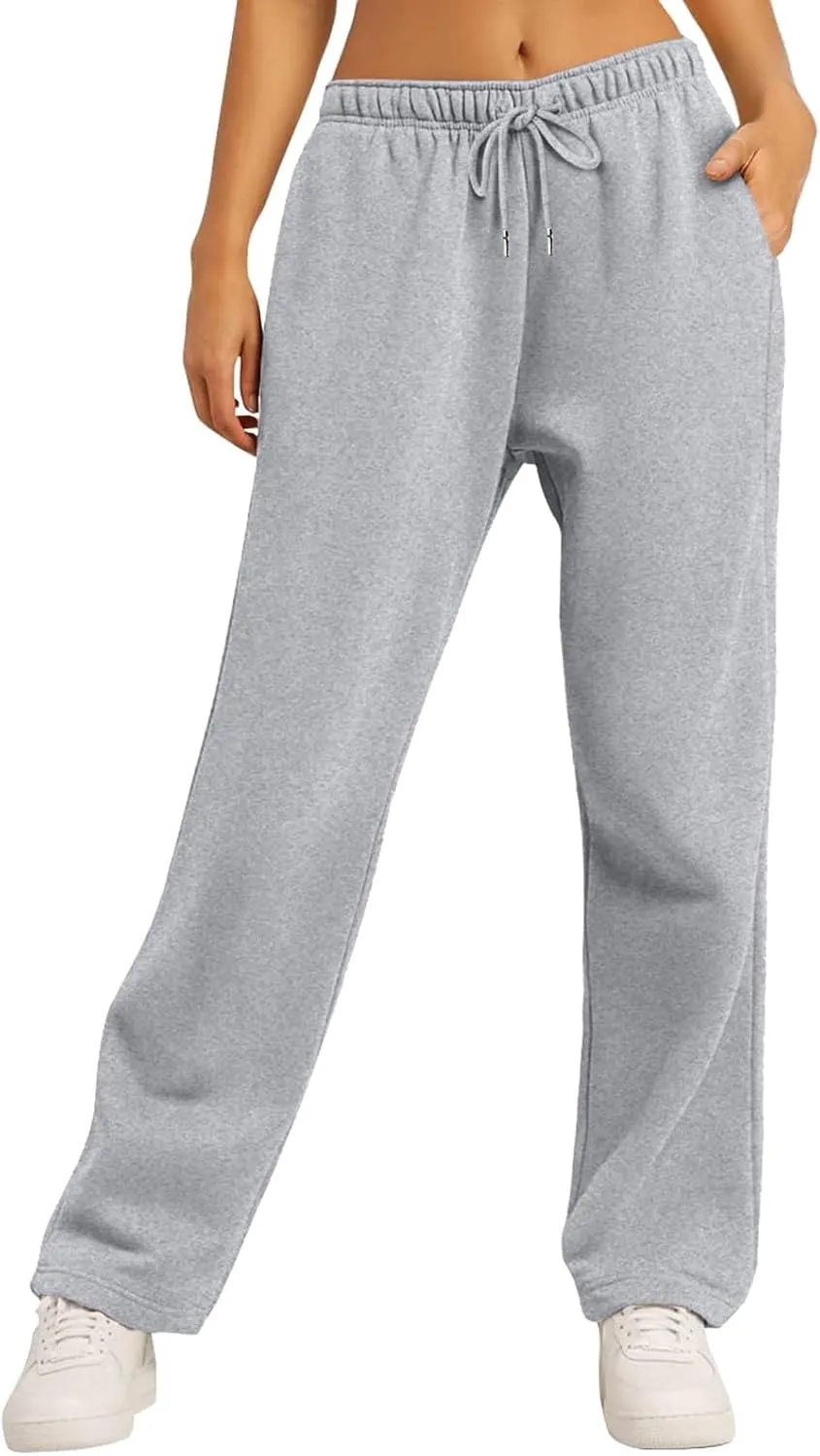 Womens Sweatpants Plus Size Casual Lounge Joggers Fashion Loose Fit Comfy Trendy Cute Gym Pants Trousers
