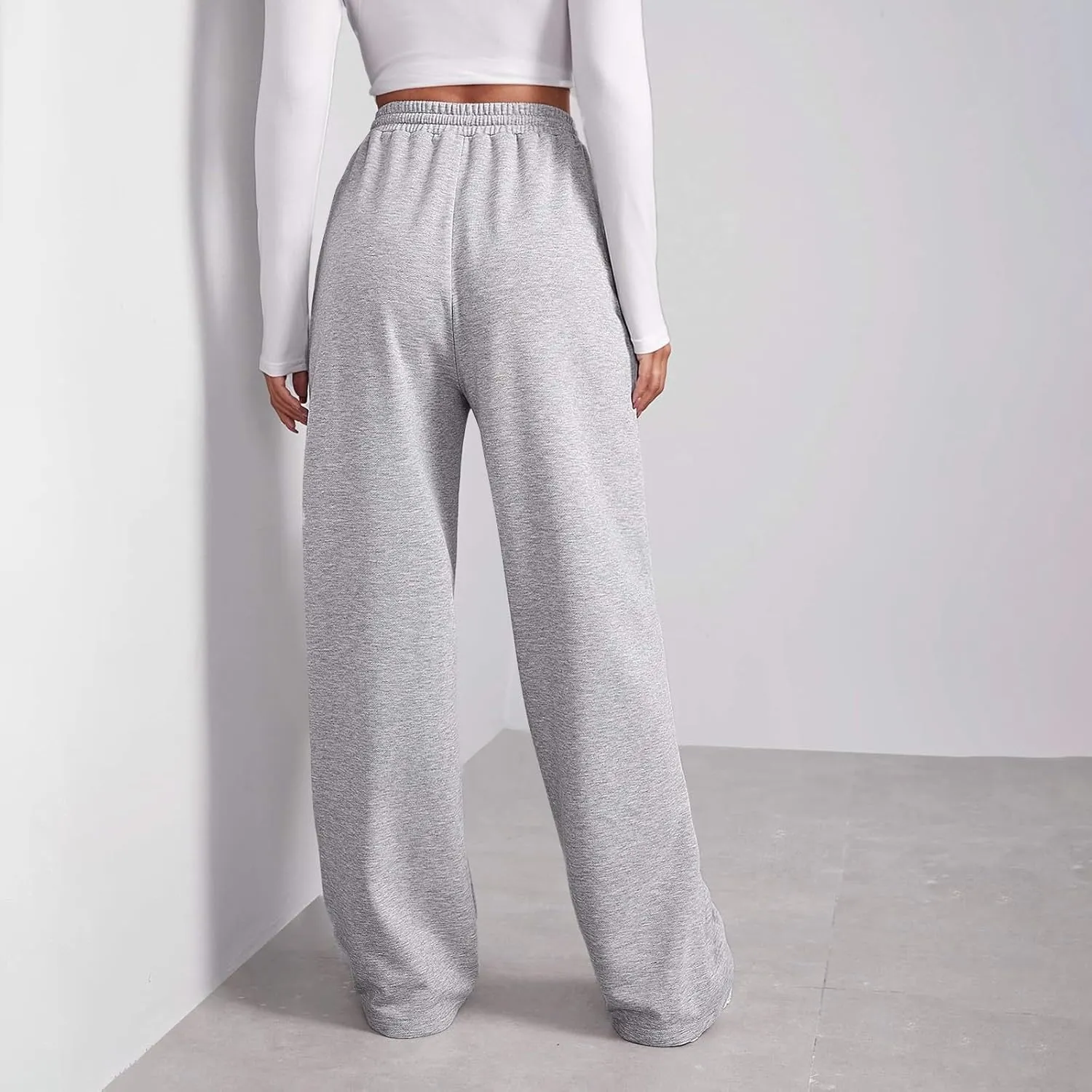 Womens Sweatpants Plus Size Casual Lounge Joggers Fashion Loose Fit Comfy Trendy Cute Gym Pants Trousers