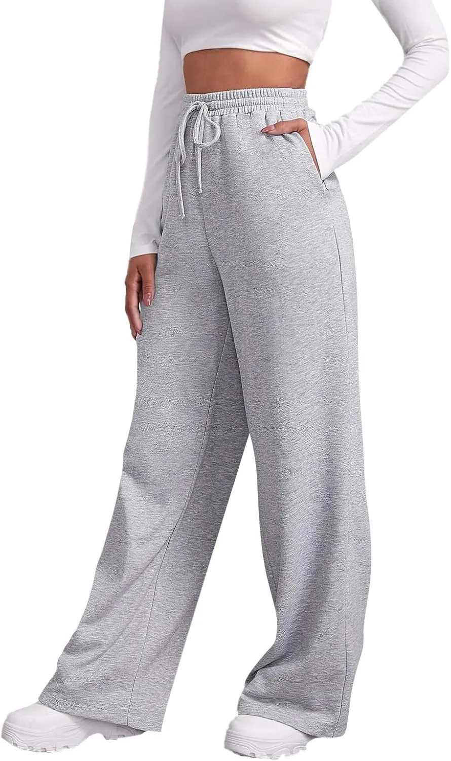 Womens Sweatpants Plus Size Casual Lounge Joggers Fashion Loose Fit Comfy Trendy Cute Gym Pants Trousers