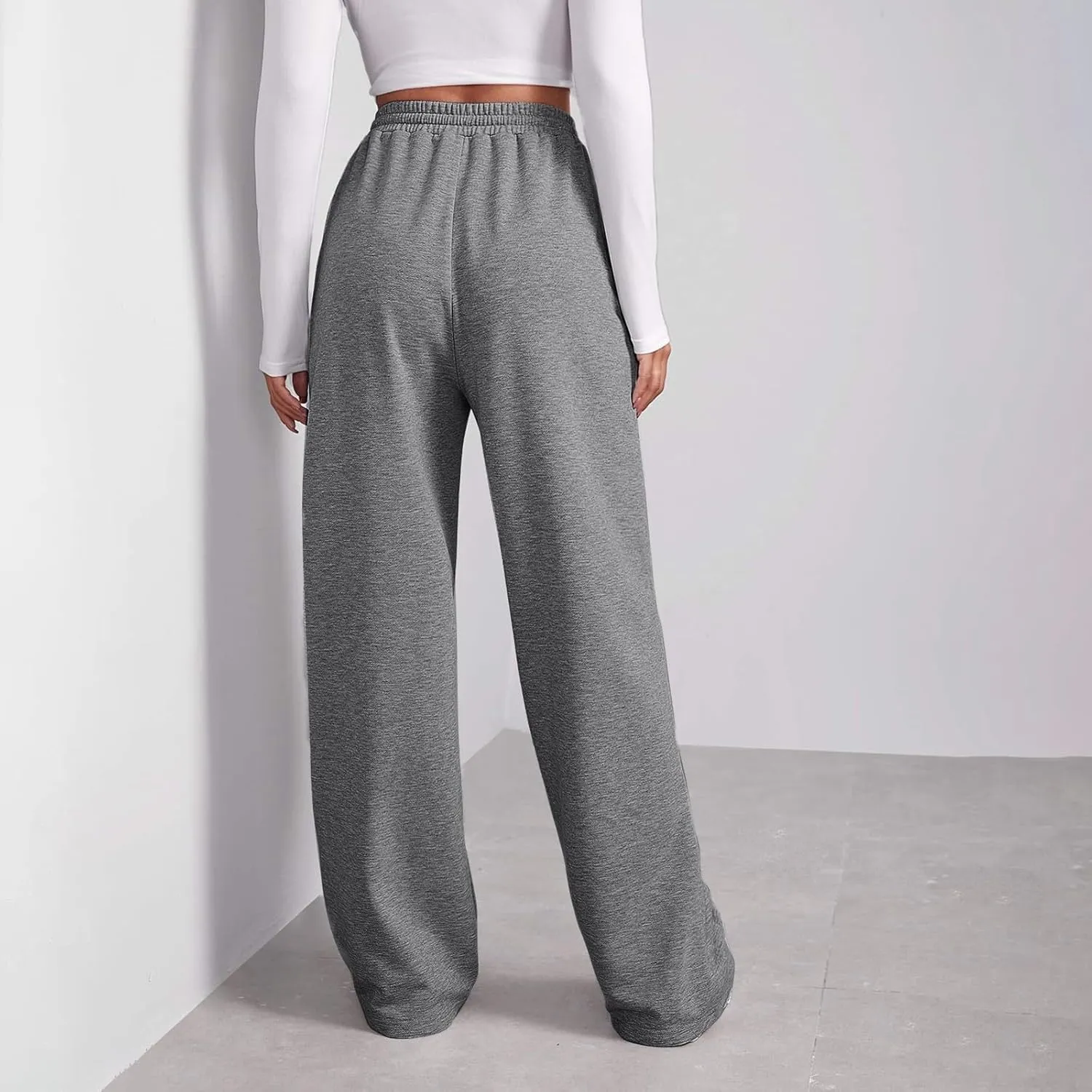 Womens Sweatpants Plus Size Casual Lounge Joggers Fashion Loose Fit Comfy Trendy Cute Gym Pants Trousers