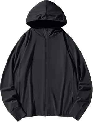 Women's UPF 50  Sun Protection Hoodie Jacket Lightweight Long Sleeve Sun Shirt Hiking Running Athletic Shirt