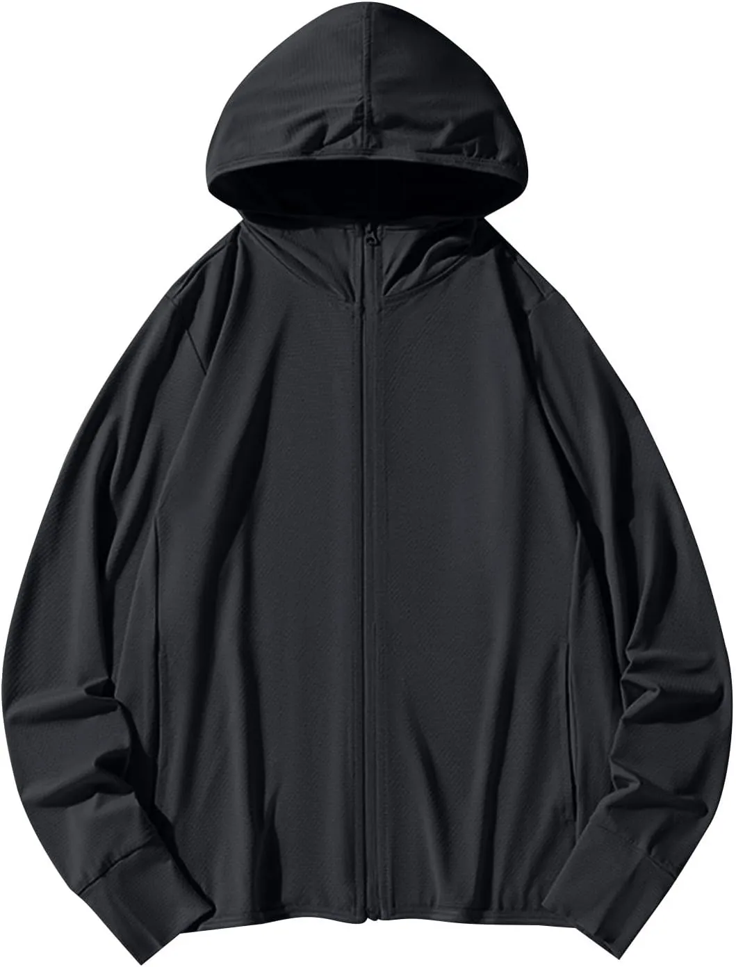Women's UPF 50  Sun Protection Hoodie Jacket Lightweight Long Sleeve Sun Shirt Hiking Running Athletic Shirt