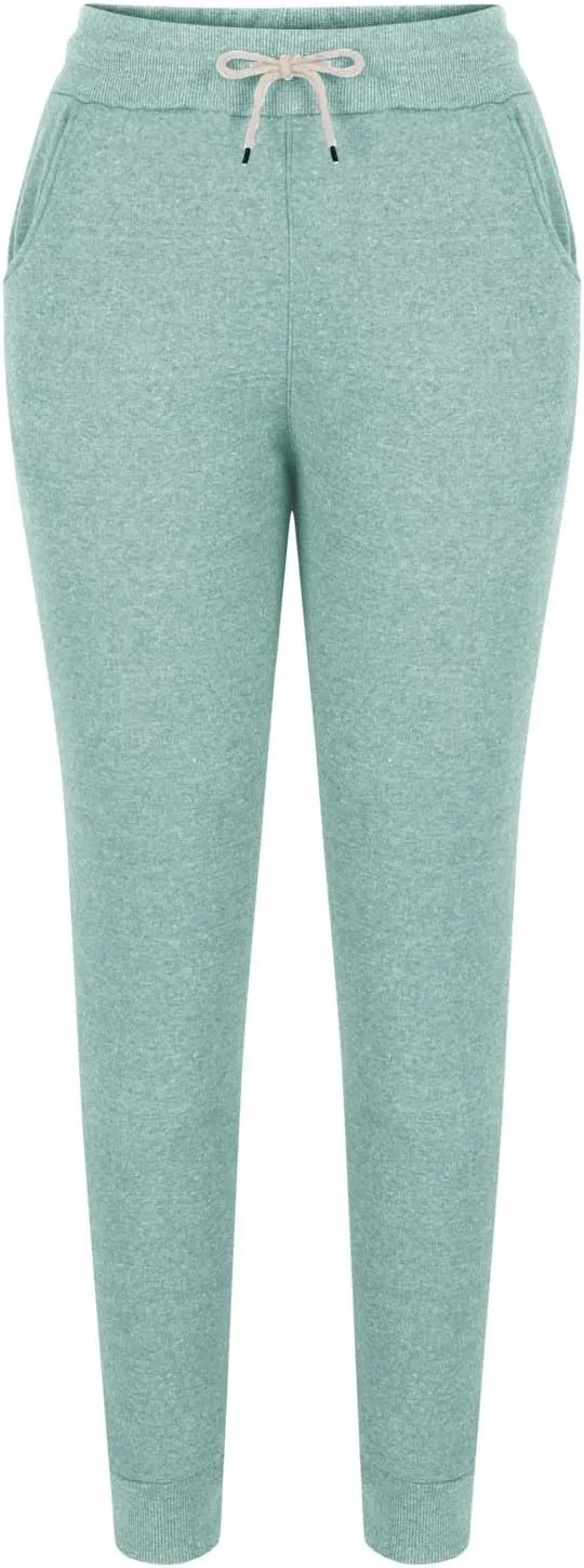 Womens Winter Pants Fleece Lined Sweatpants High Waisted Joggers Thermal Lounge Pants Comfy Athletic Pants Trousers