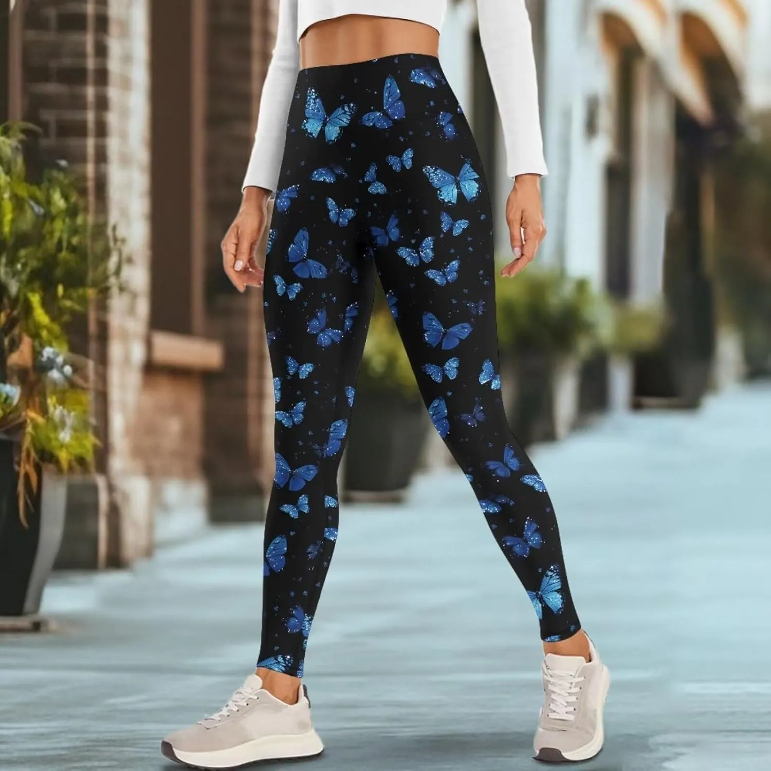 Women's Yoga Pants with Pockets Leggings 2025 Trendy Athletic Workout Workout Gym Leggings Pilates Dance