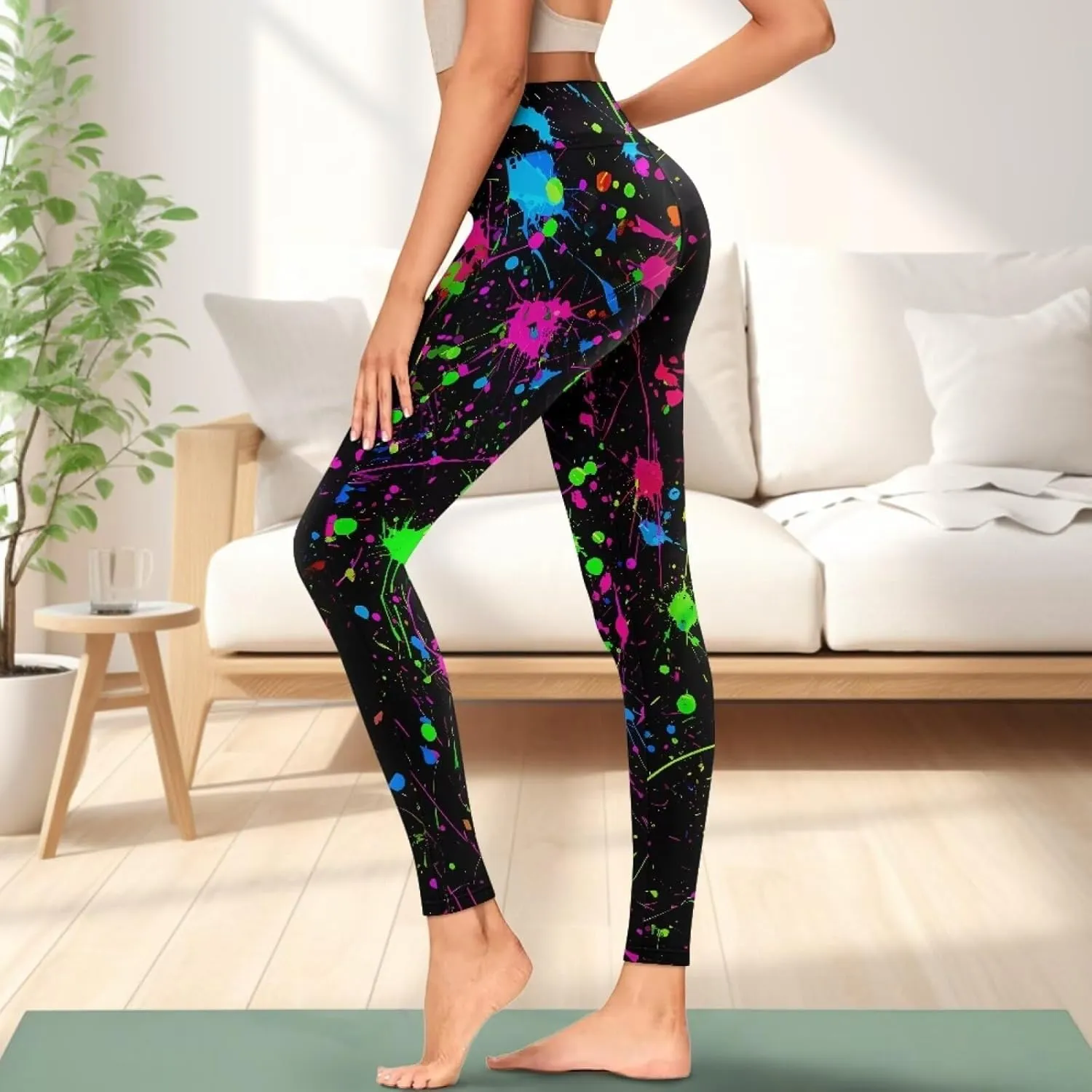 Women's Yoga Pants with Pockets Leggings 2025 Trendy Athletic Workout Workout Gym Leggings Pilates Dance
