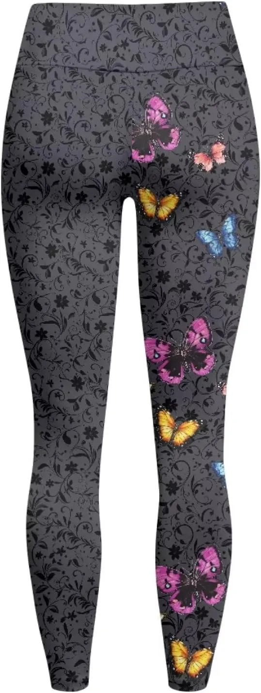Women's Yoga Pants with Pockets Leggings 2025 Trendy Athletic Workout Workout Gym Leggings Pilates Dance