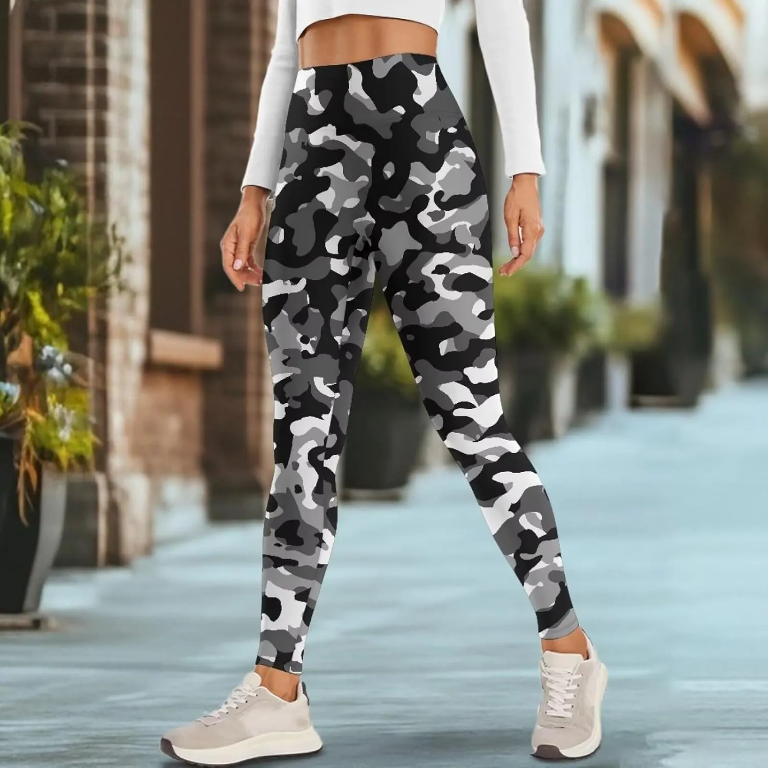 Women's Yoga Pants with Pockets Leggings 2025 Trendy Athletic Workout Workout Gym Leggings Pilates Dance