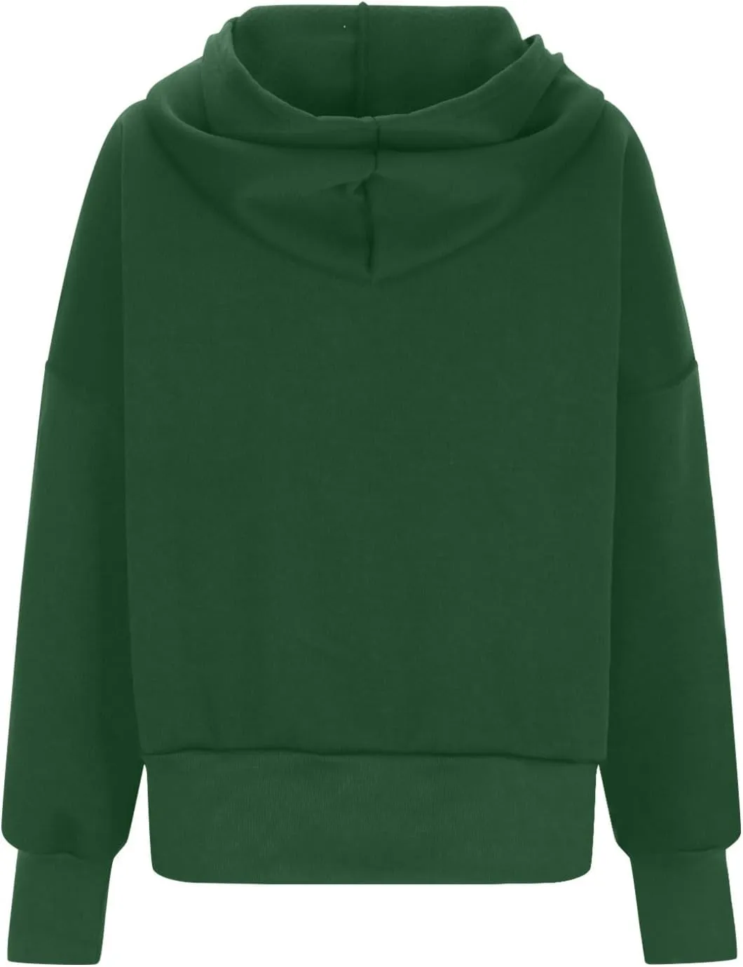 Womens Zip Up Hoodie Fleece Sweatshirt 2025 Fashion Long Sleeve Jacket with Pockets Loose Fit Casual Trendy