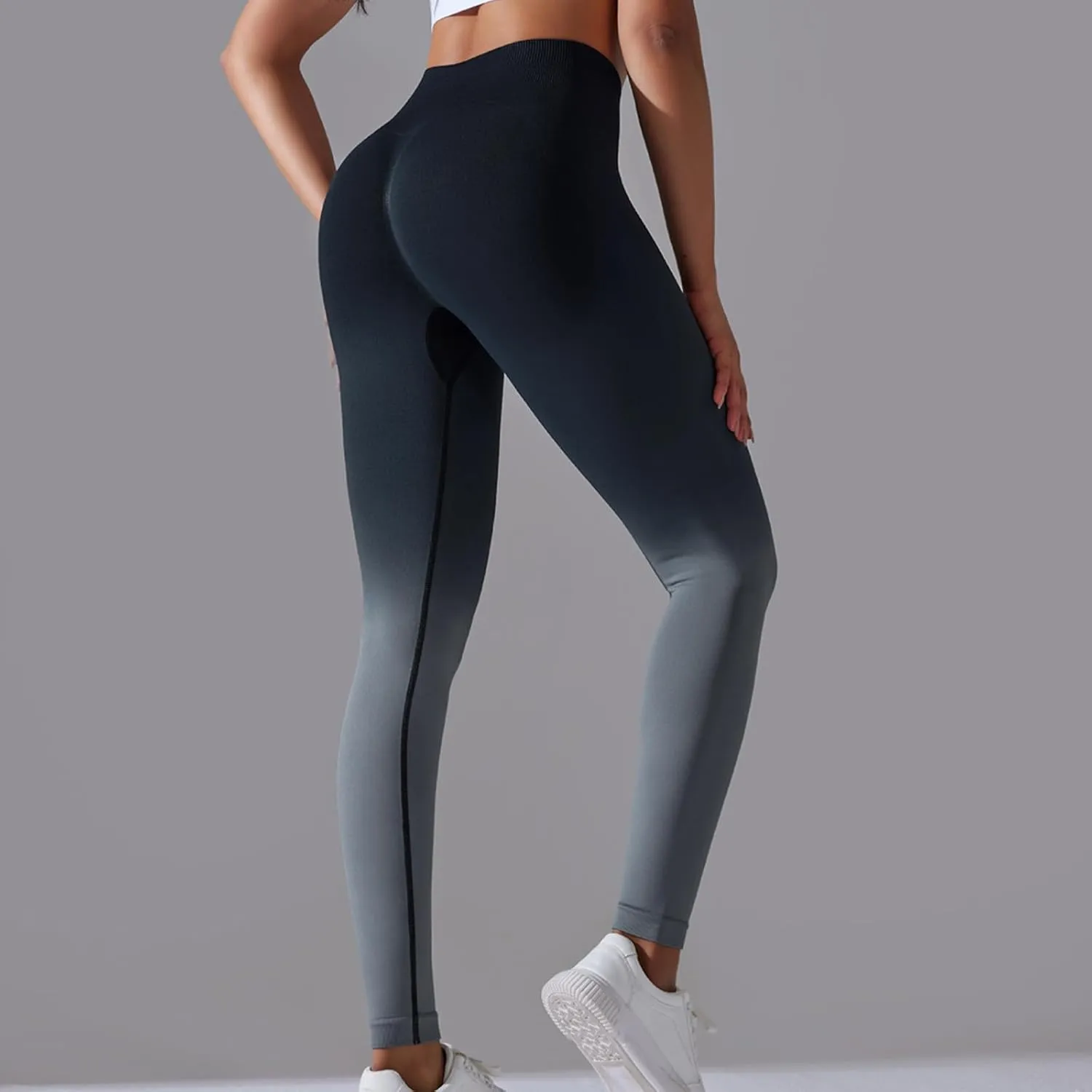 Workout Leggings for Women Scrunch Lifting Seamless Yoga Pants Trendy Casual Tie Dye High Waist Gym Pants