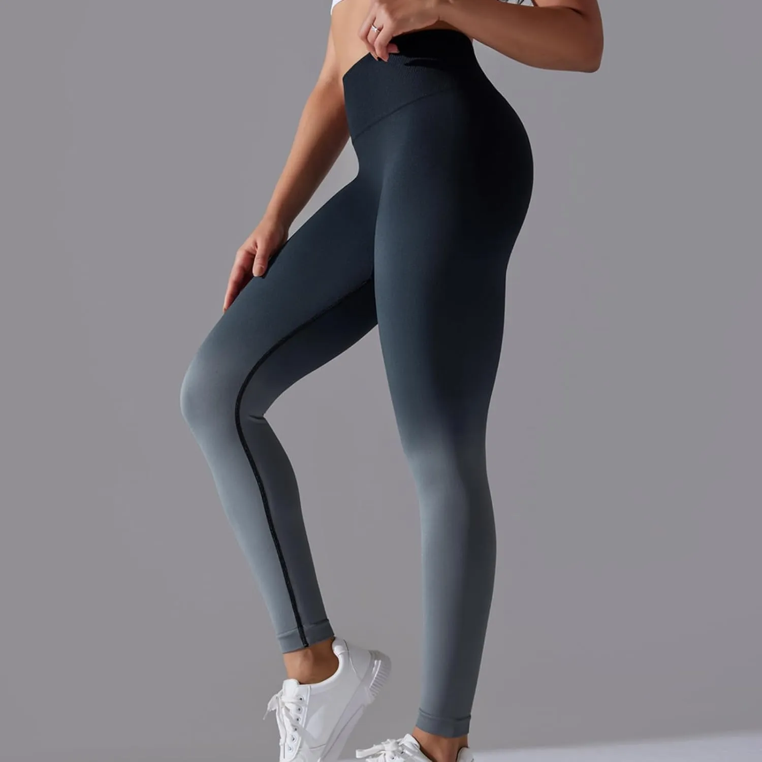 Workout Leggings for Women Scrunch Lifting Seamless Yoga Pants Trendy Casual Tie Dye High Waist Gym Pants