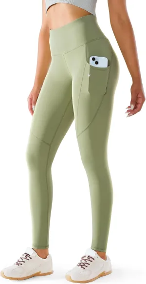 Workout Leggings for Women with Pockets, High-Waisted Compression Gym Leggings, Non-See-Through Yoga Pants