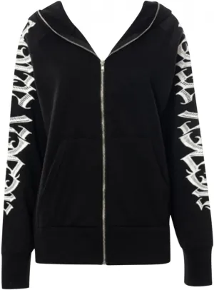 Y2K Hoodies for Women Full Zip Up Print Graphic Oversized Pockets Hooded Jacket 90s Long Sleeve Sweatshirt Loose Drop