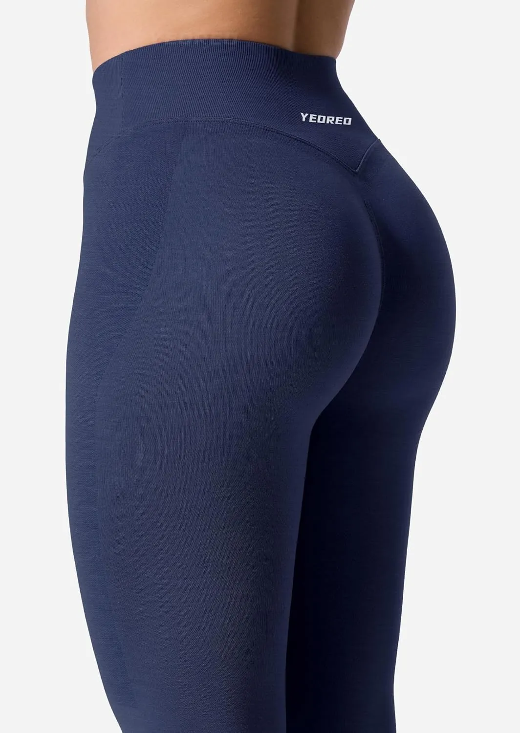 YEOREO V Waist Workout Leggings for Women Amplify Butt Lifting Scrunch Gym Leggings Seamless Yoga Pants