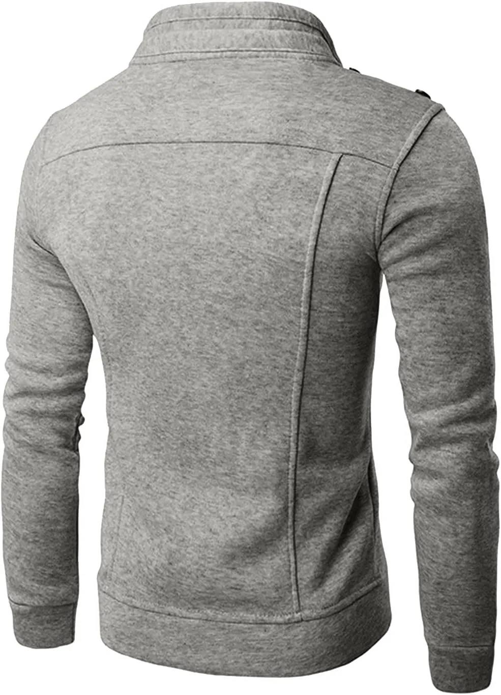 Ymosrh Mens Flannel Jacket Slim Designed Lapel Cardigan Coat Jacket Waterproof Jackets for Men