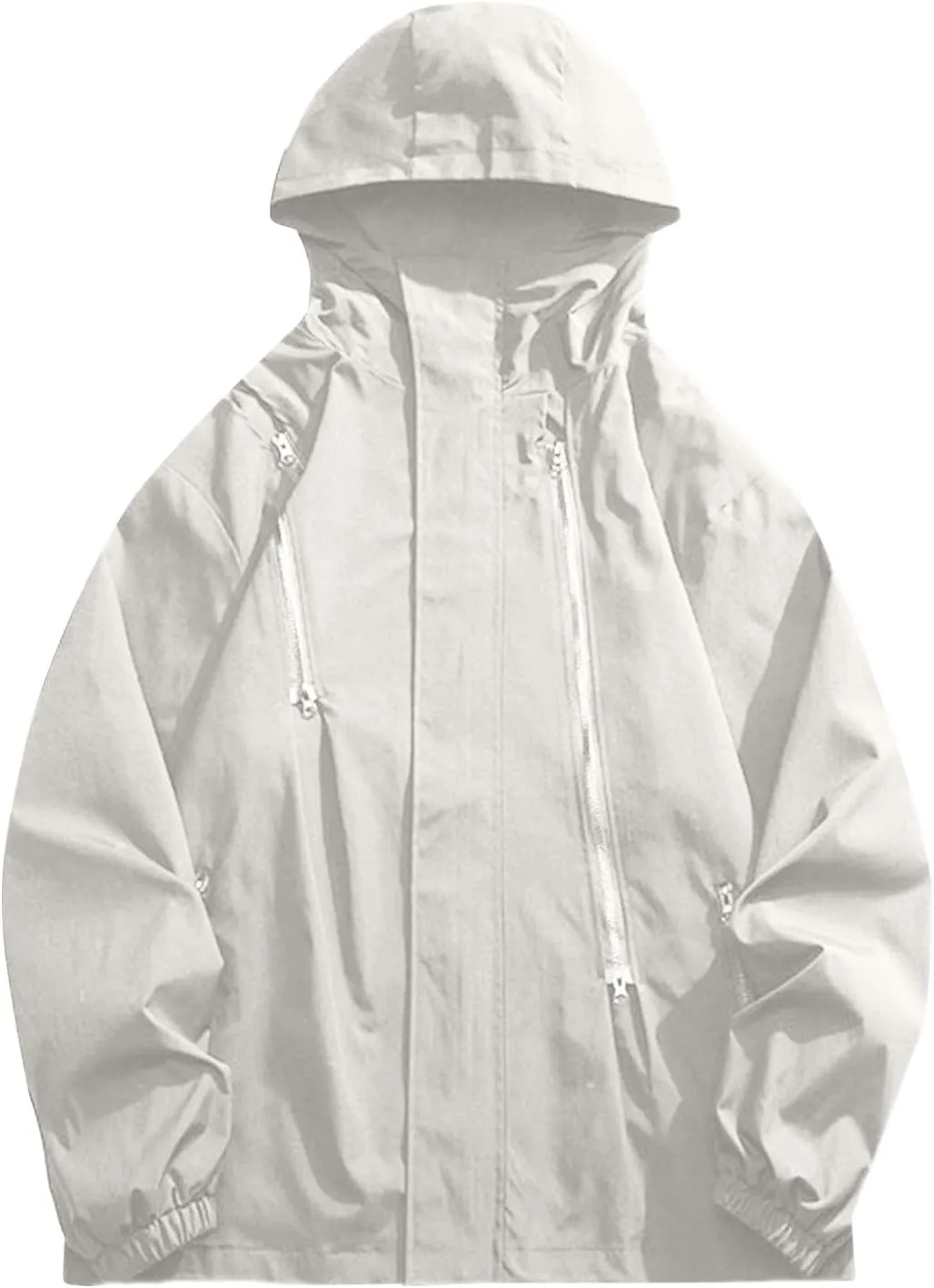 Ymosrh Men's Jackets Casual Stylish Jacket Water Resistant Lightweight Rain Jacket Outdoor Casual Sportswear Jackets