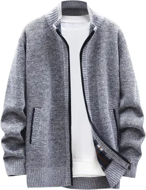 Ymosrh Mens Jackets Fashion Winter Men's Loose Cardigan Warm Lapel Hooded Jacket Sweater Waterproof Jackets for Men