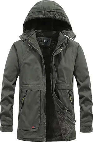 Ymosrh Men's Jackets Rain Jacket Waterproof With Hooded Hiking Coat Lightweight Windbreaker Coats, M-4XL