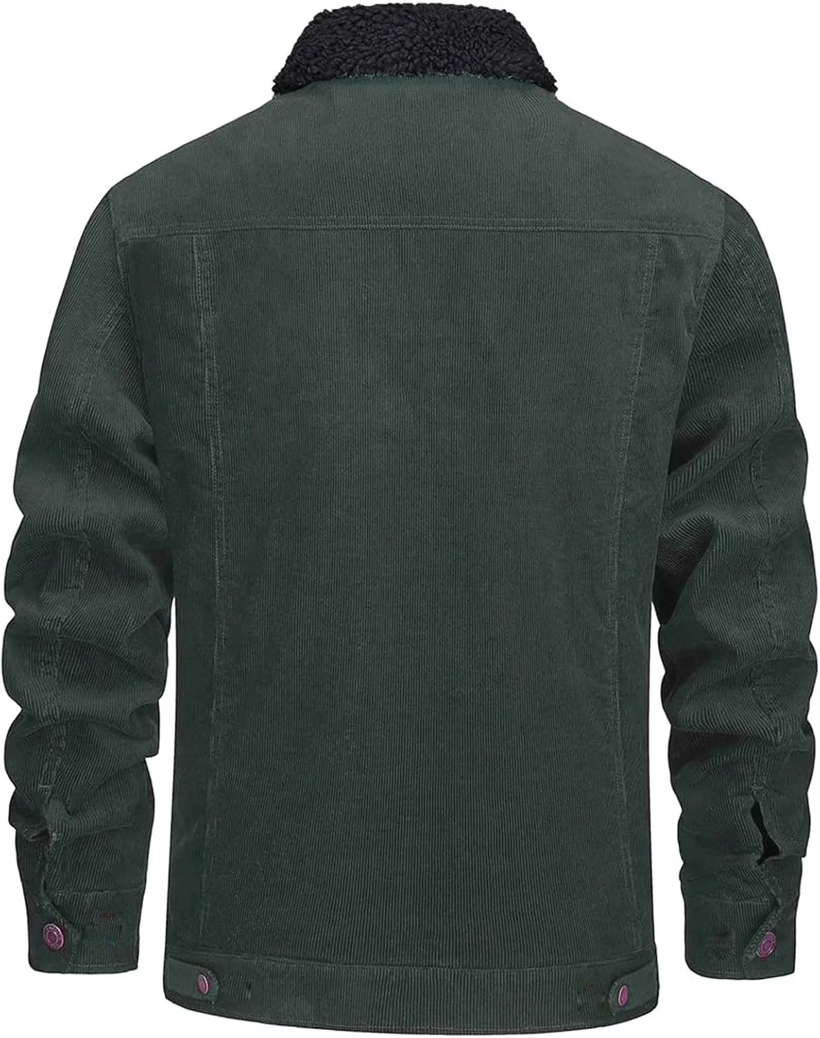 Ymosrh Men's Warm Winter Sherpa Trucker Jacket Turn-Down Collar Casual Fashion Denim Coats Work Jacket Outwear, S-2XL