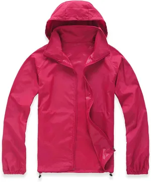 Ymosrh Men's Work Jackets Lightweight Waterproof Windbreaker Rain Jacket Packable with Hood for Hiking Travel, XS-3XL