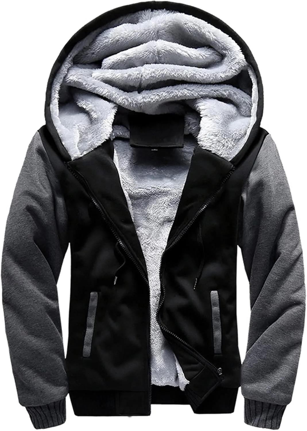Ymosrh Sport Jackets For Men Men‘S Zipper Pullover Long Sleeve Hooded Sweatshirt Tops Blouse Mens Jackets